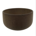 Japanese Carved Wooden Small Bowl Vtg Kobachi Dish Polished Matte Brown L558