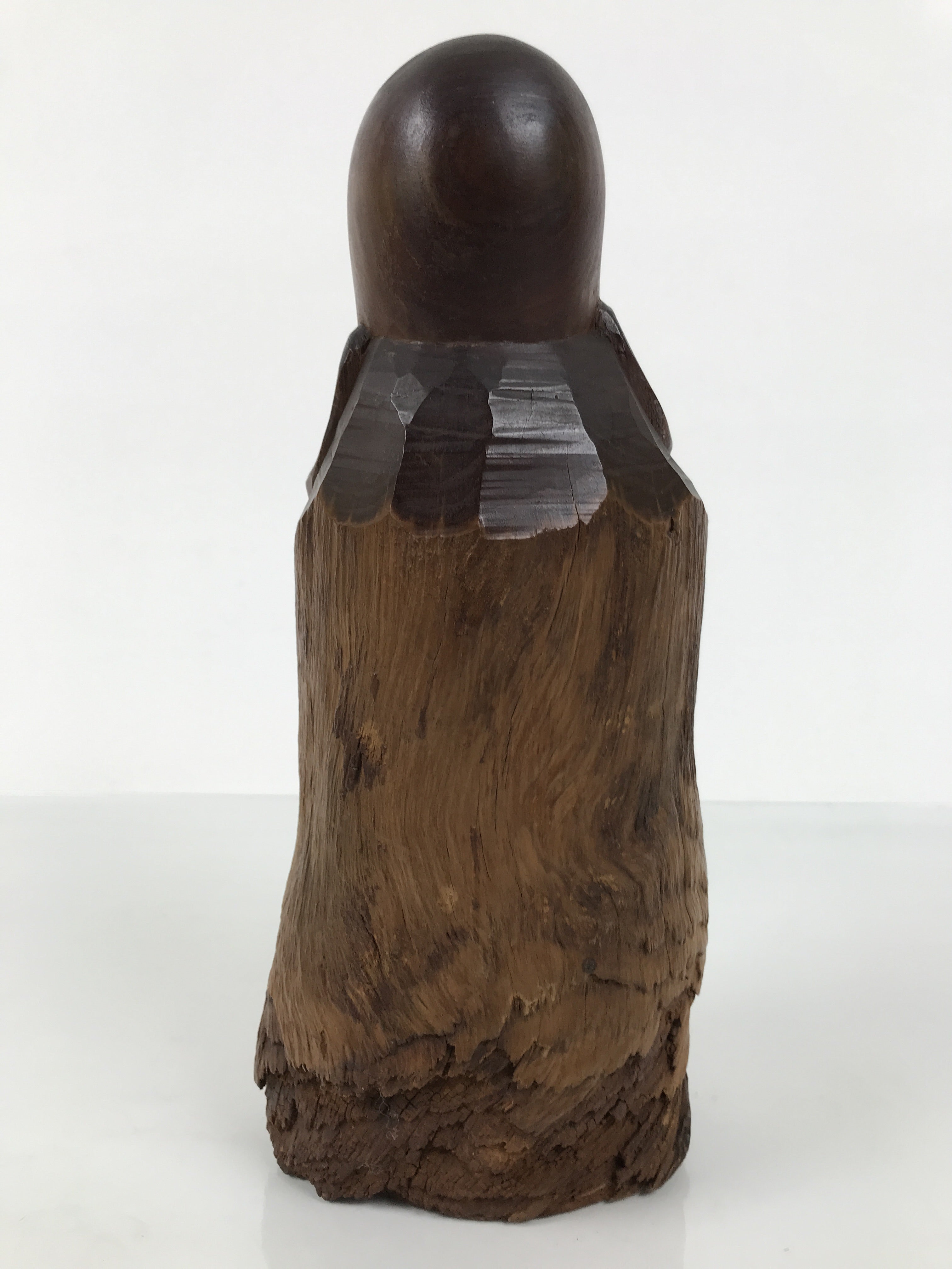 Japanese Carved Wooden Statue Vtg Fukurokuju 7 Lucky Gods Longevity Wealth ST92