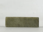 Japanese Carving Stone Stamp Seal Hanko Inkan Vtg Raw Material Green HS182