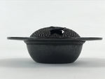 Japanese Cast Iron Ashtray Incense Burner Haizara Koro Nanbu-Tekki Momiji T106