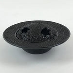 Japanese Cast Iron Ashtray Incense Burner Haizara Koro Nanbu-Tekki Momiji T106