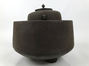 Japanese Cast Iron Kettle Brazier Chagama Vtg Tea Ceremony Sado Water Pot C31