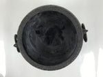 Japanese Cast Iron Kettle Brazier Chagama Vtg Tea Ceremony Sado Water Pot C32