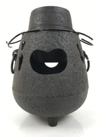 Japanese Cast Iron Kettle Brazier Chagama Vtg Tea Ceremony Sado Water Pot C32