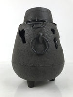 Japanese Cast Iron Kettle Brazier Chagama Vtg Tea Ceremony Sado Water Pot C32