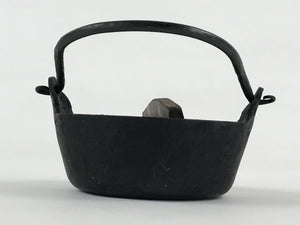 Sold at Auction: 2- VINTAGE CAST IRON SMALL POTS