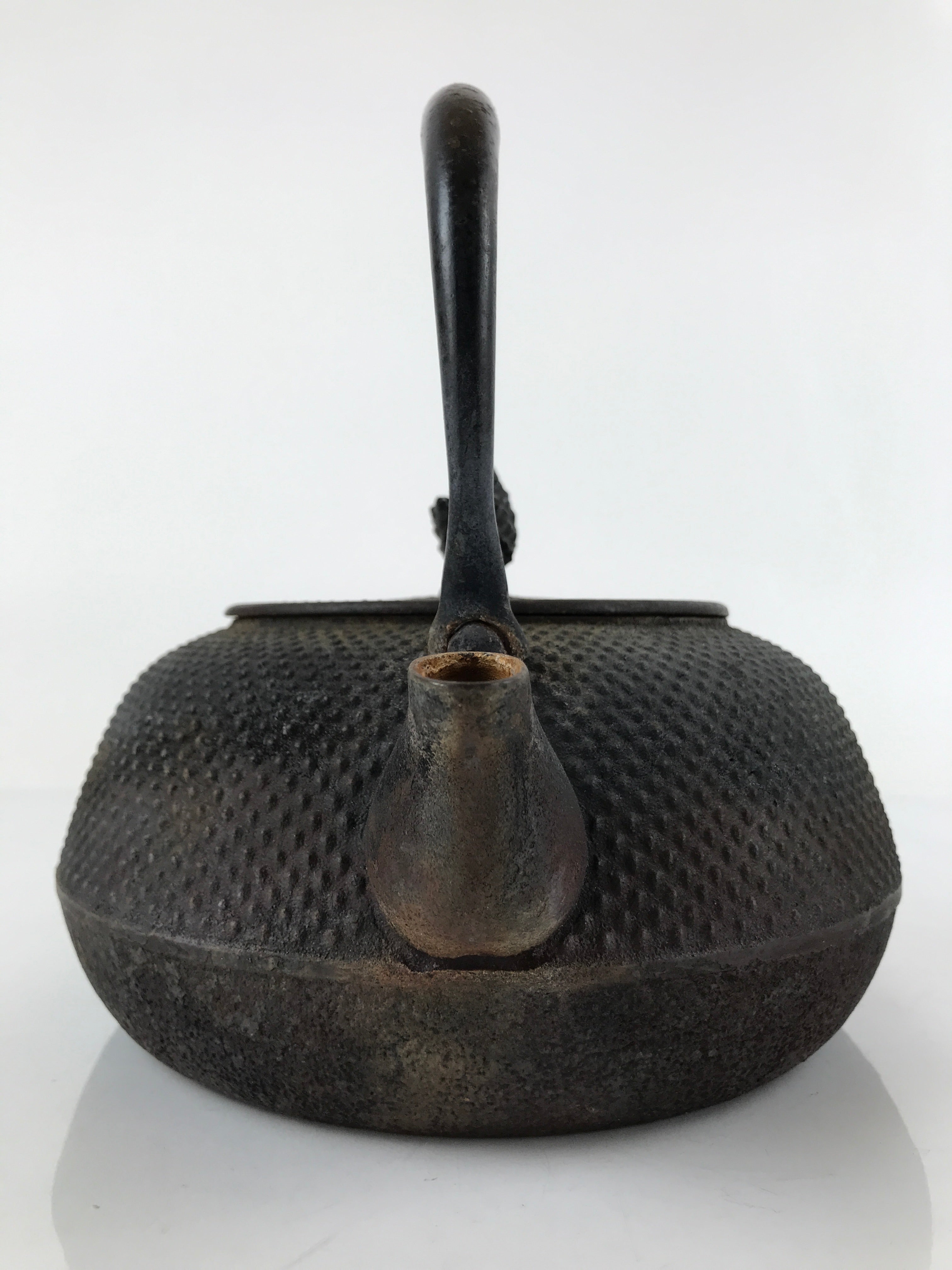 Japanese Cast Iron Tetsubin Kettle Teapot Vtg Tea Ceremony Nanbu Tekki T115