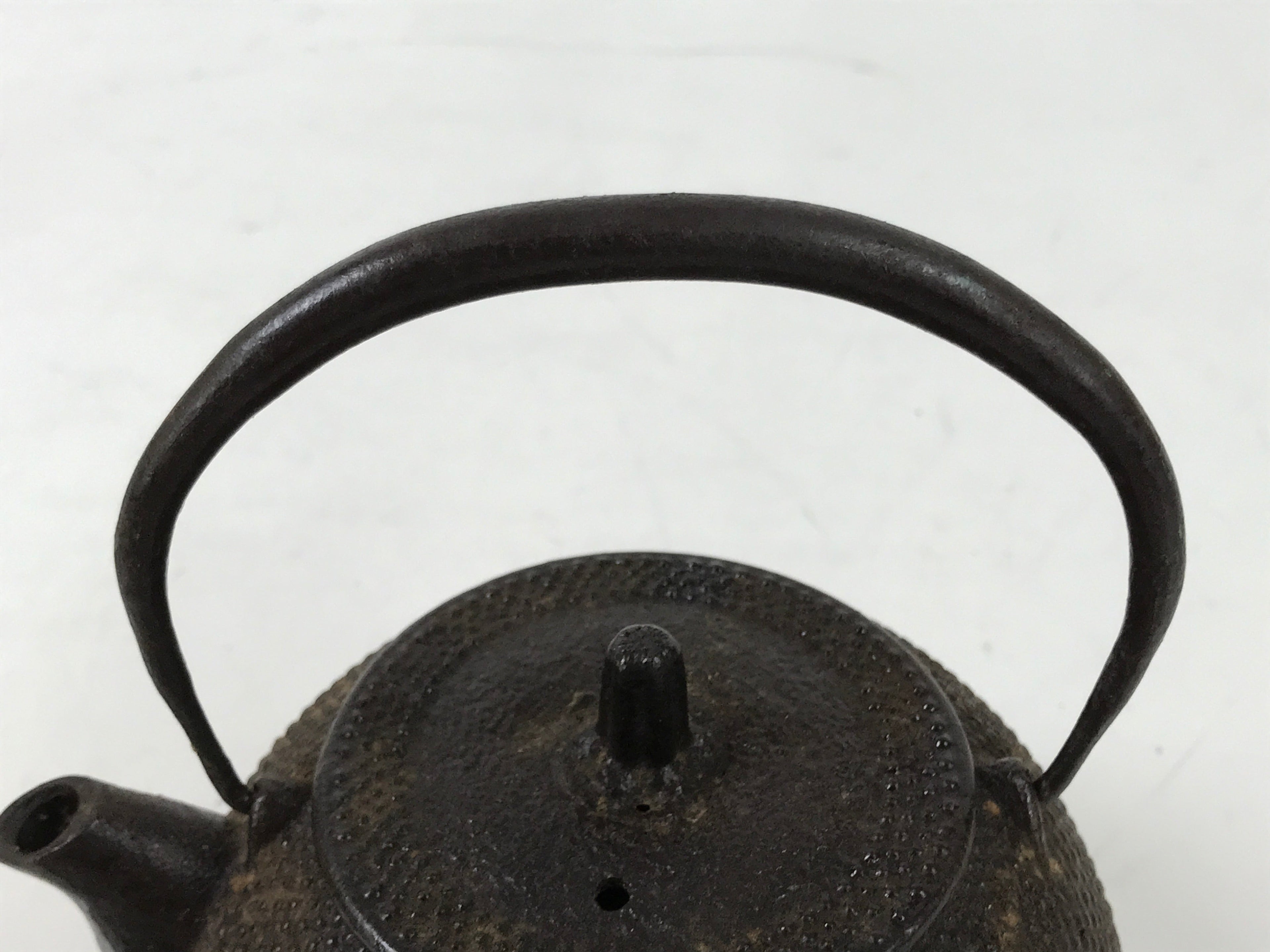 Japanese Cast Iron Tetsubin Kettle Teapot Vtg Tea Ceremony Nanbu Tekki T120