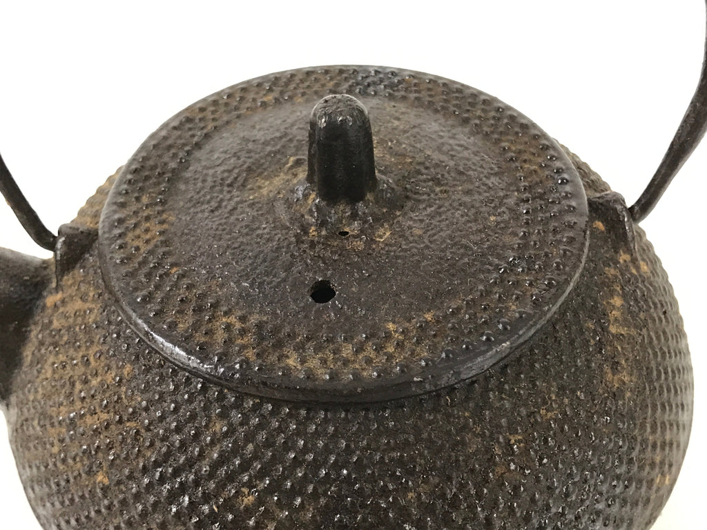 Japanese Cast Iron Tetsubin Kettle Teapot Vtg Tea Ceremony Nanbu Tekki T120