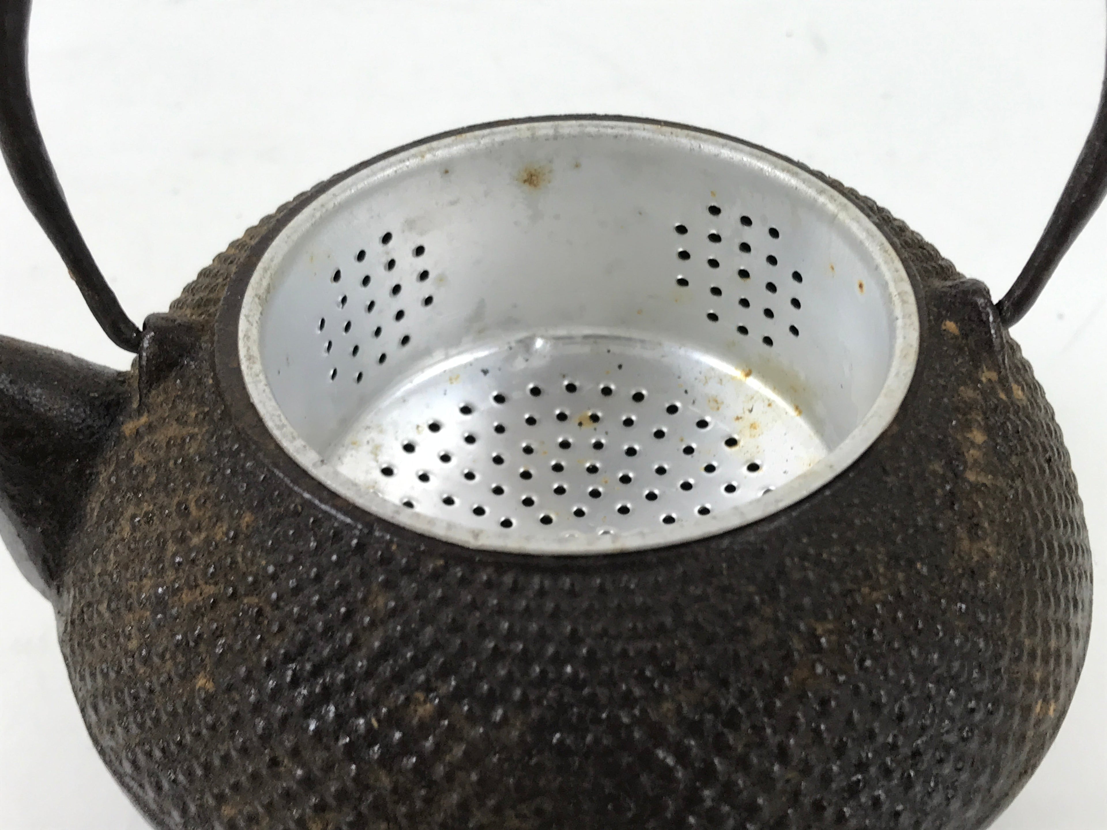 Japanese Cast Iron Tetsubin Kettle Teapot Vtg Tea Ceremony Nanbu Tekki T120