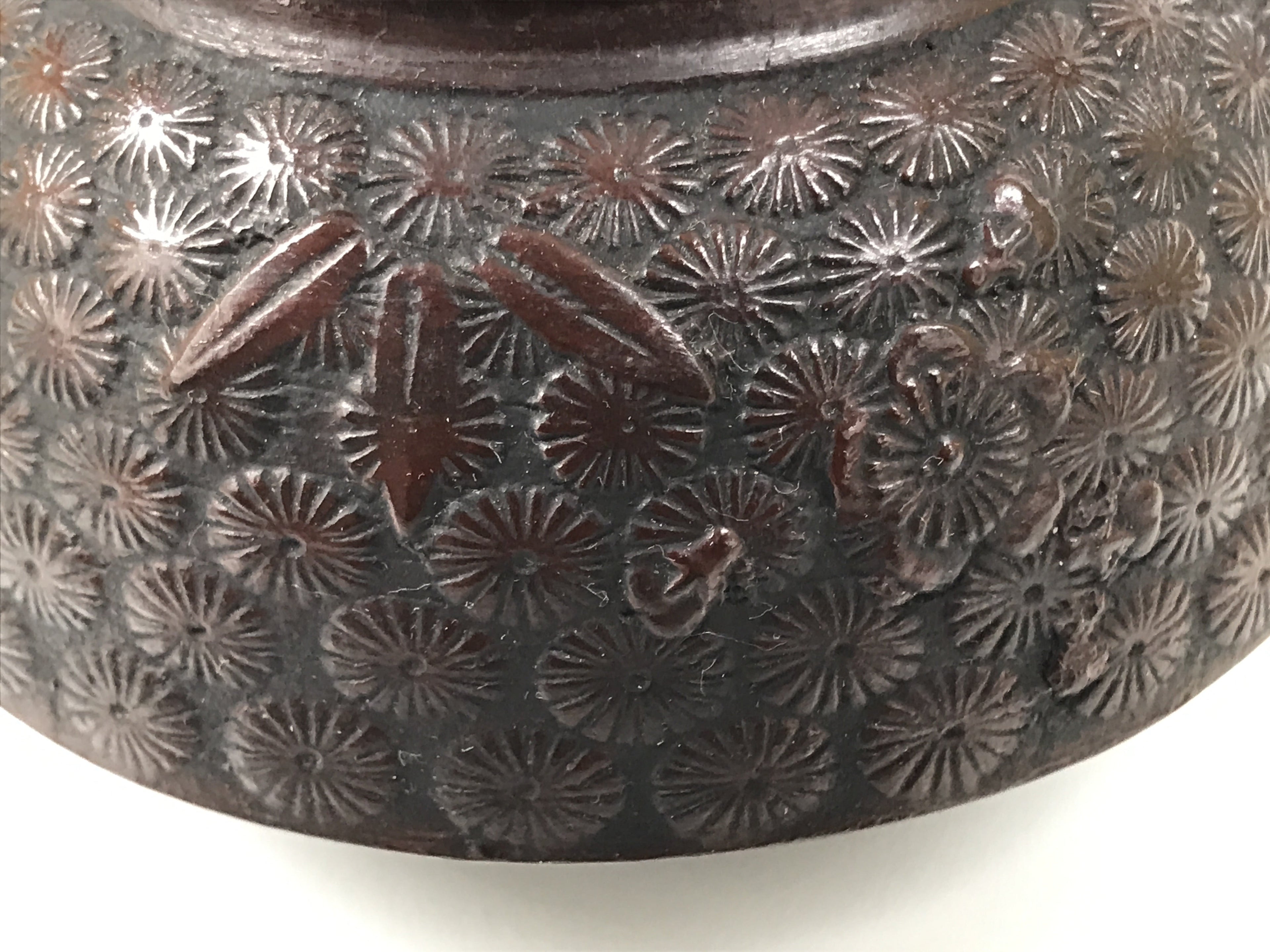 Japanese Cast Iron Tetsubin Kettle Teapot Vtg Tea Ceremony Nanbu Tekki T169