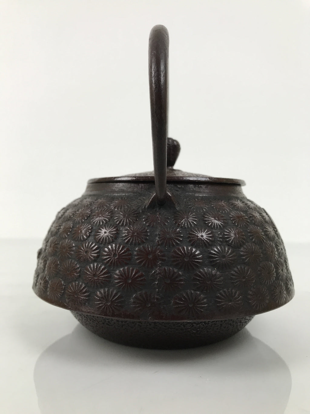 Japanese Cast Iron Tetsubin Kettle Teapot Vtg Tea Ceremony Nanbu Tekki T169