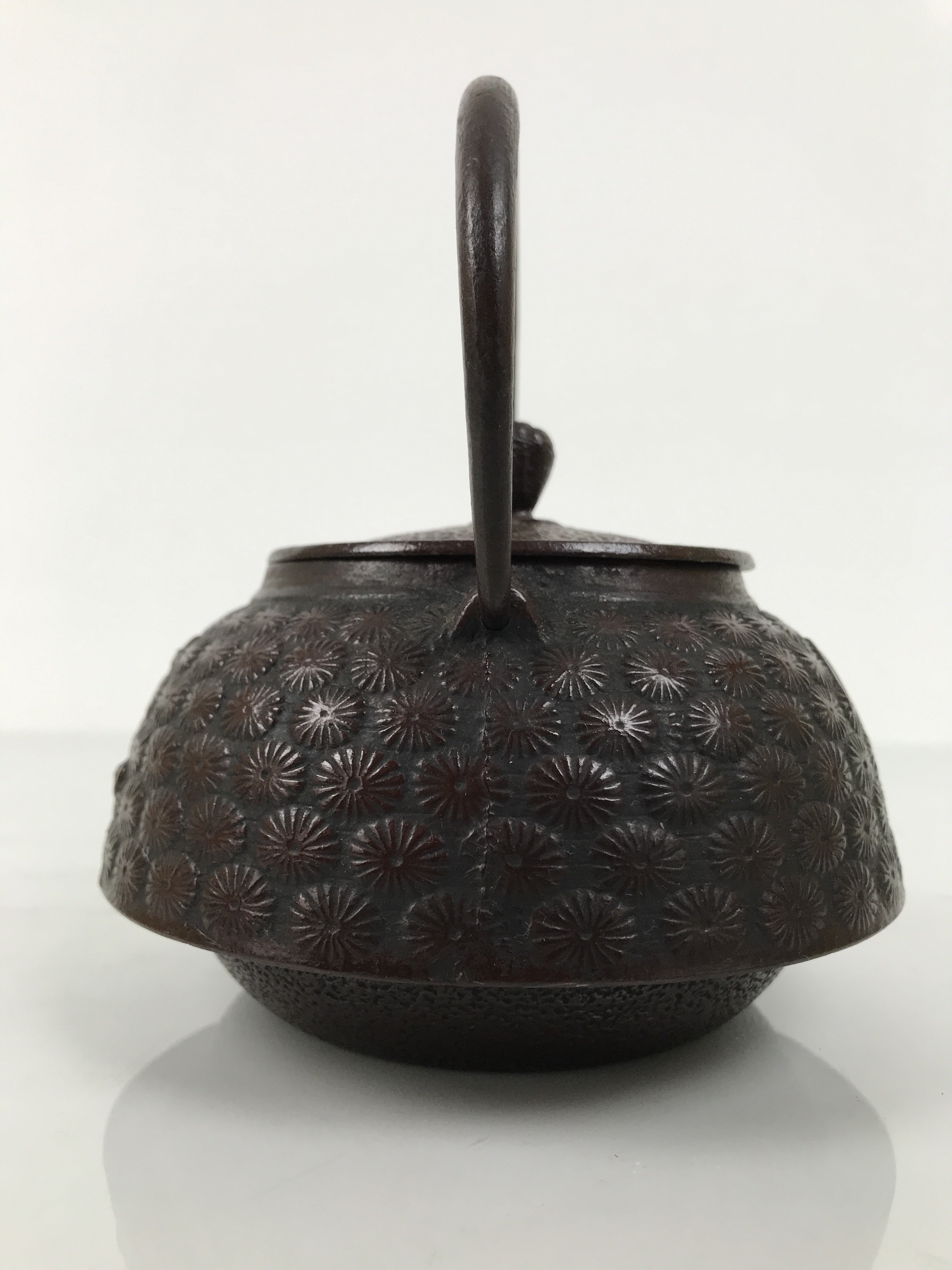 Japanese Cast Iron Tetsubin Kettle Teapot Vtg Tea Ceremony Nanbu Tekki T169