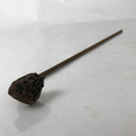 Japanese Cast Iron Yaki-In Branding Stamp Craft Sweets Carnation Nadeshiko T136