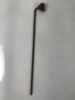 Japanese Cast Iron Yaki-In Branding Stamp Craft Sweets Carnation Nadeshiko T136