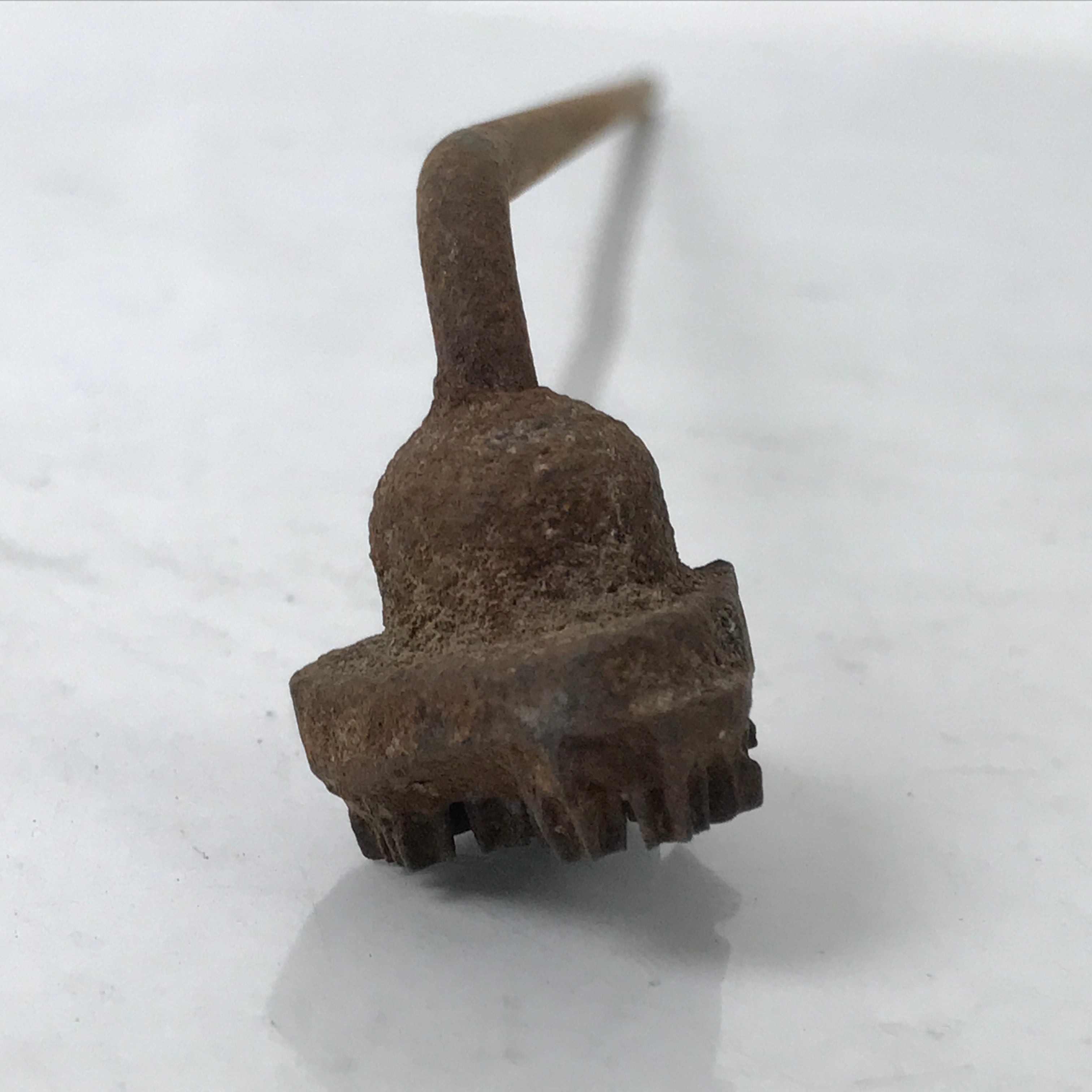 Japanese Cast Iron Yaki-In Branding Stamp Craft Sweets Carnation Nadeshiko T136