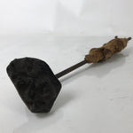 Japanese Cast Iron Yaki-In Branding Stamp Craft Sweets Mountain River Kanji T146