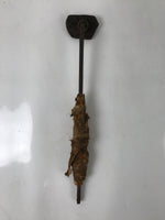 Japanese Cast Iron Yaki-In Branding Stamp Craft Sweets Mountain River Kanji T146