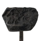 Japanese Cast Iron Yaki-In Branding Stamp Craft Sweets Mountain River Kanji T146