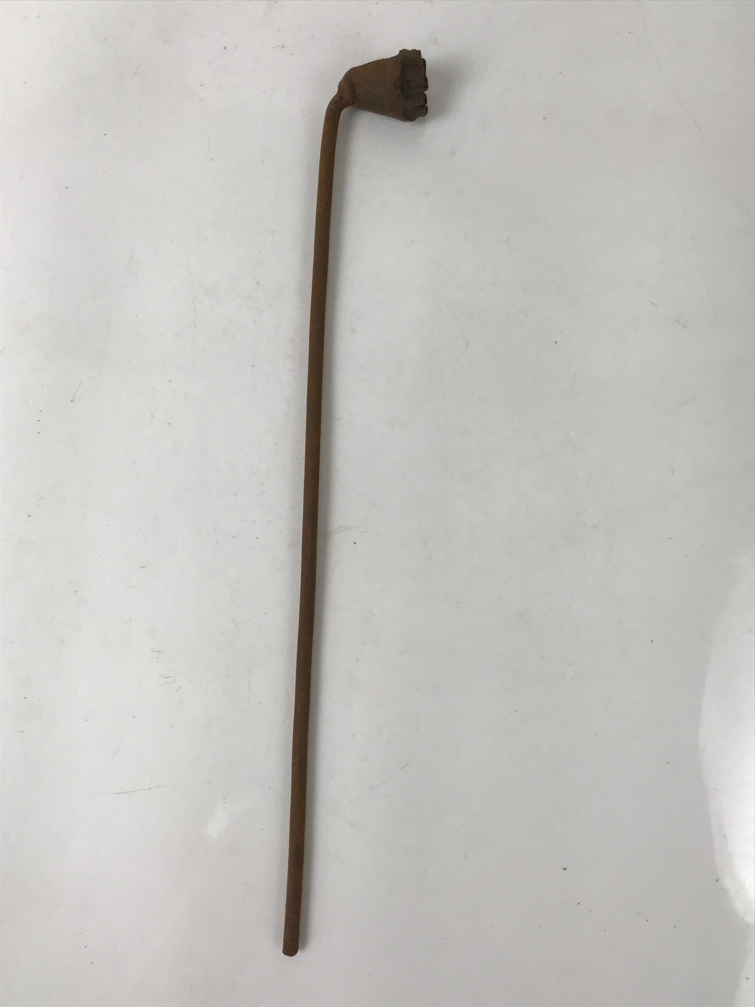 Japanese Cast Iron Yaki-In Branding Stamp Vtg Craft Sweet Bird Plum Blossom T144