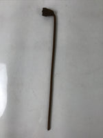 Japanese Cast Iron Yaki-In Branding Stamp Vtg Craft Sweet Bird Plum Blossom T144