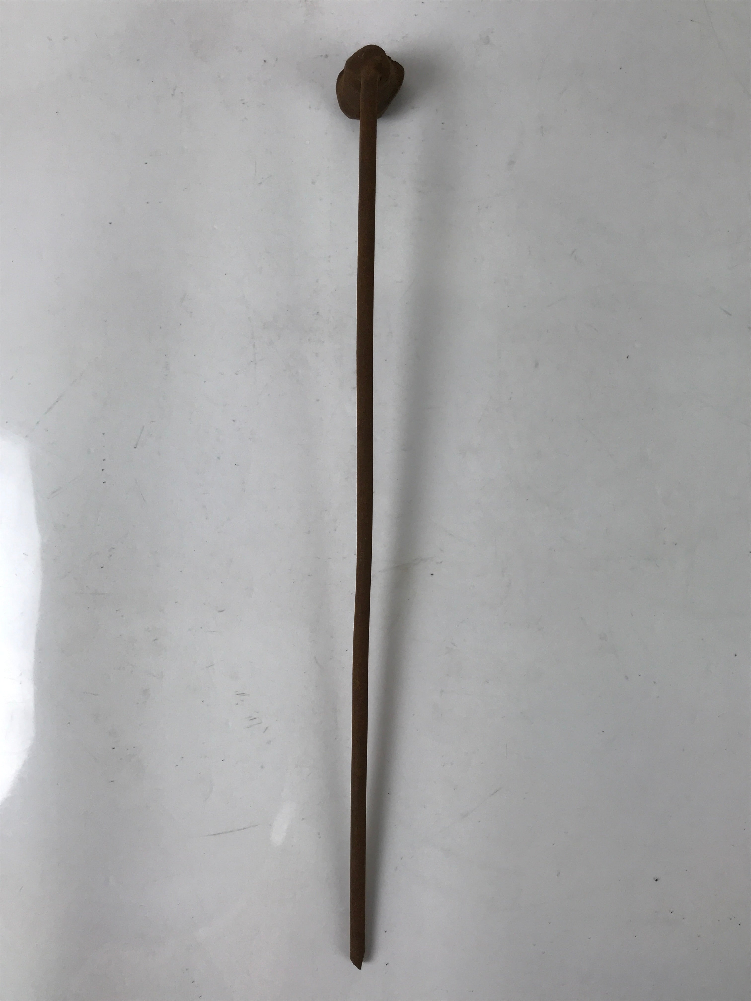 Japanese Cast Iron Yaki-In Branding Stamp Vtg Craft Sweet Bird Plum Blossom T144