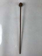 Japanese Cast Iron Yaki-In Branding Stamp Vtg Craft Sweet Bird Plum Blossom T144