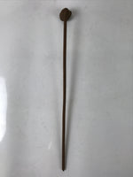 Japanese Cast Iron Yaki-In Branding Stamp Vtg Craft Sweet Bird Plum Blossom T144