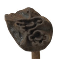 Japanese Cast Iron Yaki-In Branding Stamp Vtg Craft Sweet Bird Plum Blossom T144