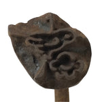 Japanese Cast Iron Yaki-In Branding Stamp Vtg Craft Sweet Bird Plum Blossom T144