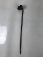 Japanese Cast Iron Yaki-In Branding Stamp Vtg Craft Sweet Chrysanthemum T145