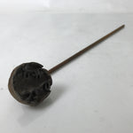 Japanese Cast Iron Yaki-In Branding Stamp Vtg Craft Wagashi Sweets Dorayaki T147