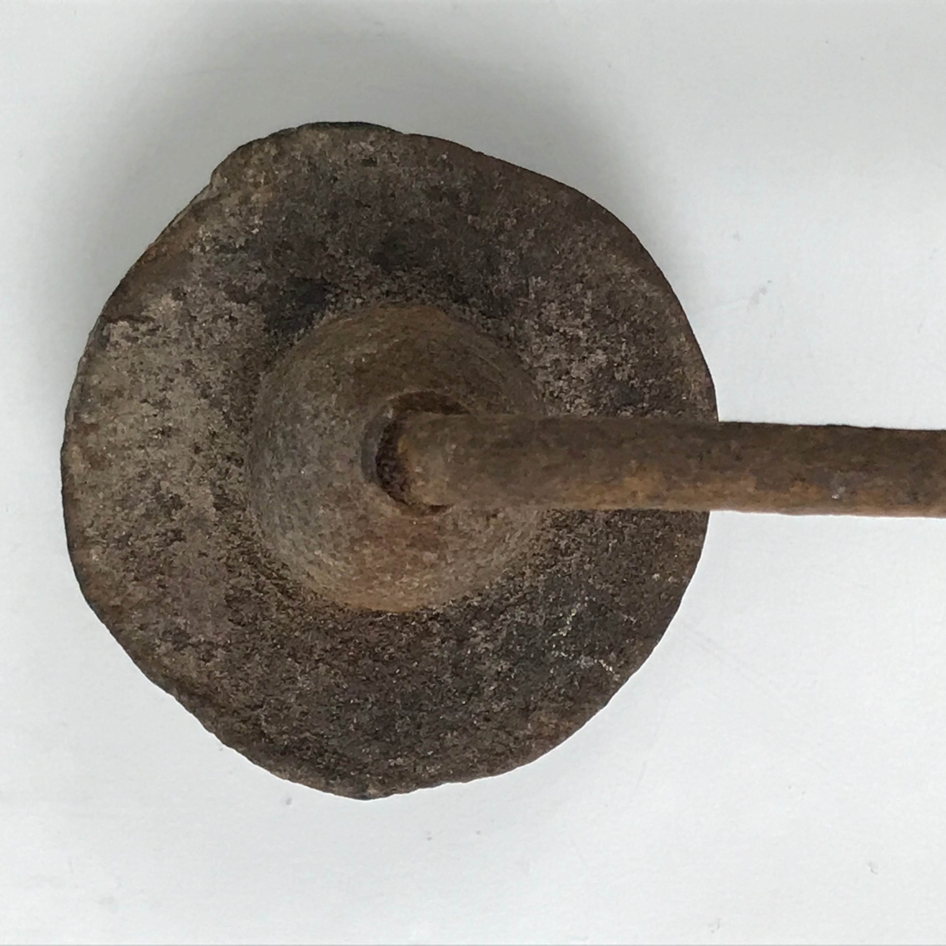 Japanese Cast Iron Yaki-In Branding Stamp Vtg Craft Wagashi Sweets Dorayaki T147