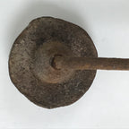 Japanese Cast Iron Yaki-In Branding Stamp Vtg Craft Wagashi Sweets Dorayaki T147