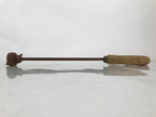 Japanese Cast Iron Yaki-In Branding Stamp Vtg Wood Craft Sweet Kanji Bubble T167