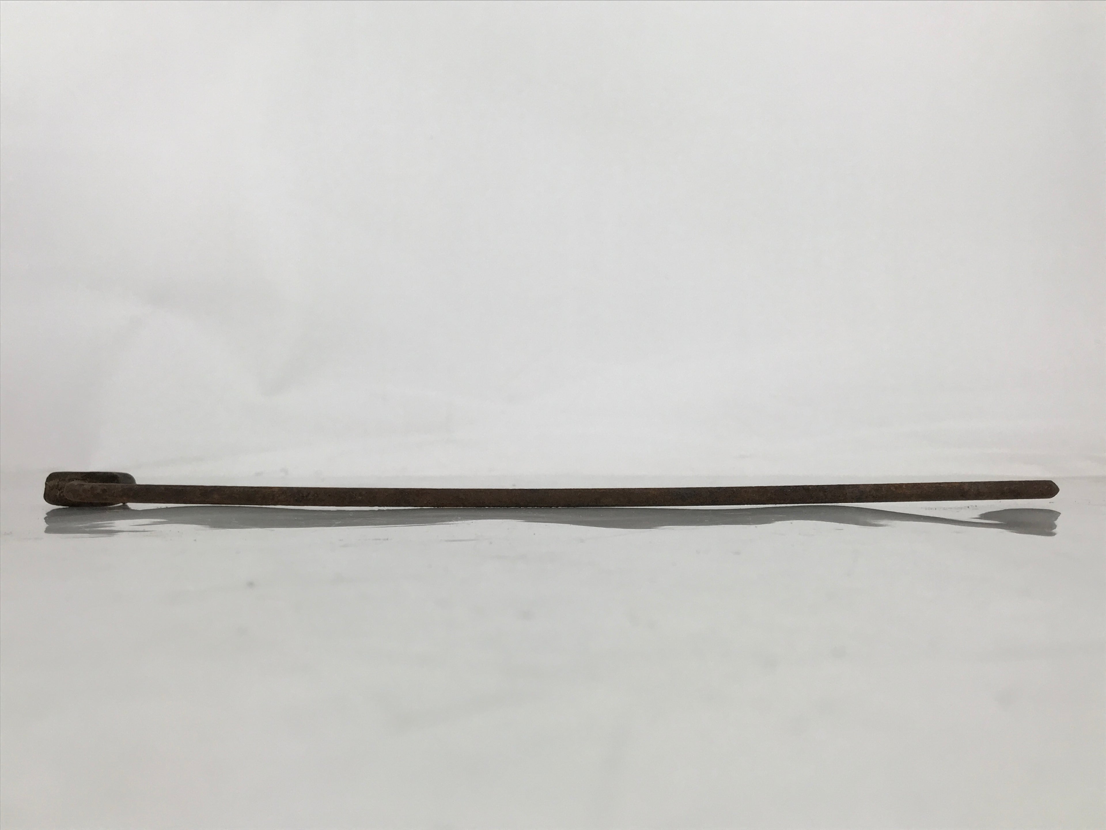 Japanese Cast Iron Yaki-In Branding Stamp Vtg Wood Craft Sweet Kanji Mikasa T163
