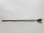 Japanese Cast Iron Yaki-In Branding Stamp Vtg Wood Craft Sweet Kanji Uchiwa T153