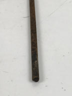 Japanese Cast Iron Yaki-In Branding Stamp Vtg Wood Craft Sweet Kanji Uchiwa T154