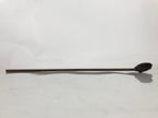 Japanese Cast Iron Yaki-In Branding Stamp Vtg Wood Craft Sweet Kanji Uchiwa T158