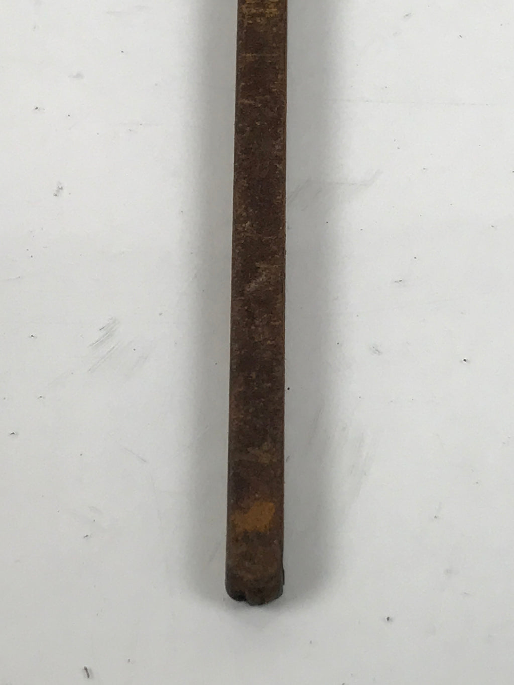 Japanese Cast Iron Yaki-In Branding Stamp Vtg Wood Craft Sweet Kanji Uchiwa T164