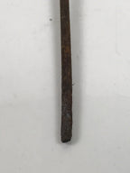 Japanese Cast Iron Yaki-In Branding Stamp Vtg Wood Craft Sweet Large Kanji T160