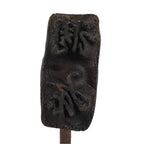 Japanese Cast Iron Yaki-In Branding Stamp Vtg Wood Craft Sweet Large Kanji T160
