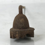 Japanese Cast Iron Yaki-In Branding Stamp Vtg Wood Craft Sweet Lotus Flower T142