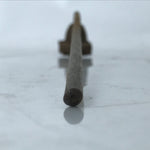 Japanese Cast Iron Yaki-In Branding Stamp Vtg Wood Craft Sweet Lotus Flower T142