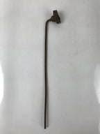 Japanese Cast Iron Yaki-In Branding Stamp Vtg Wood Craft Sweet Plum Blossom T130