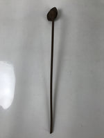 Japanese Cast Iron Yaki-In Branding Stamp Vtg Wood Craft Sweet Plum Blossom T130