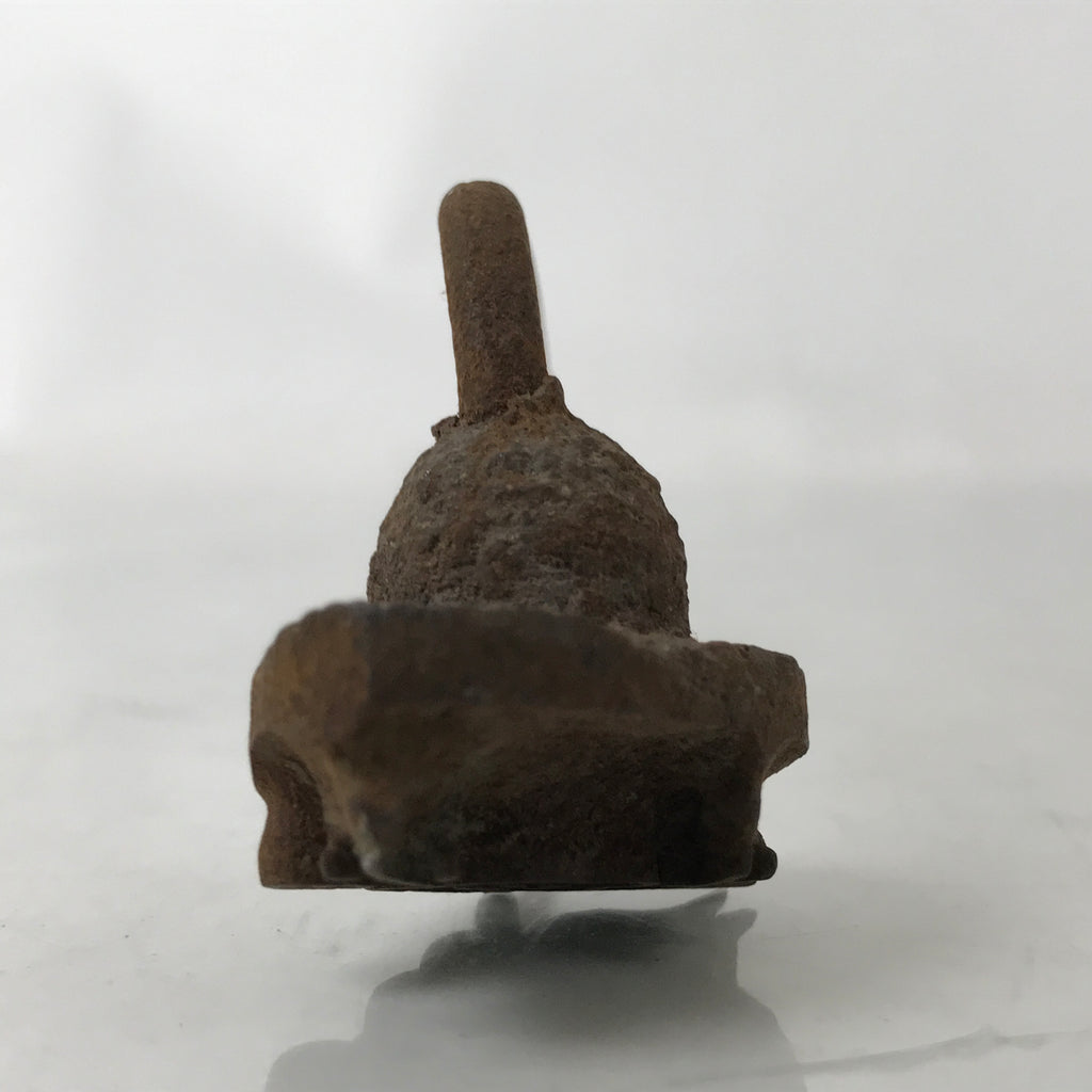 Japanese Cast Iron Yaki-In Branding Stamp Vtg Wood Craft Sweet Plum Blossom T130