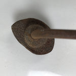 Japanese Cast Iron Yaki-In Branding Stamp Vtg Wood Craft Sweet Plum Blossom T130