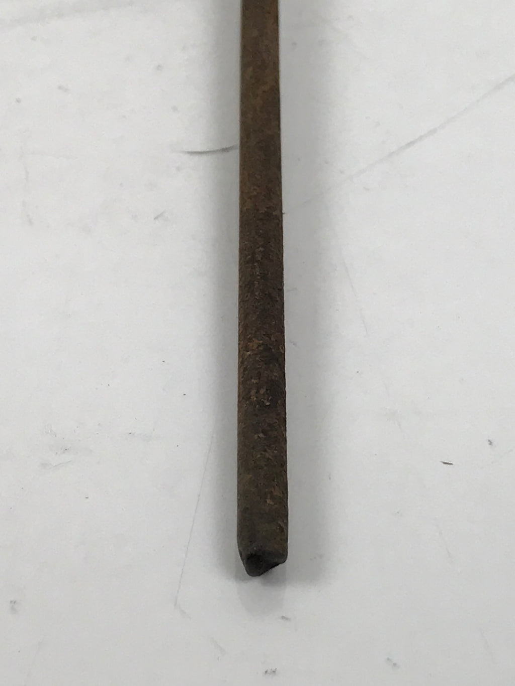 Japanese Cast Iron Yaki-In Branding Stamp Vtg Wood Craft Sweet Power Kanji T155