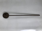 Japanese Cast Iron Yaki-In Branding Stamp Vtg Wood Craft Sweet Senbei Kanji T128